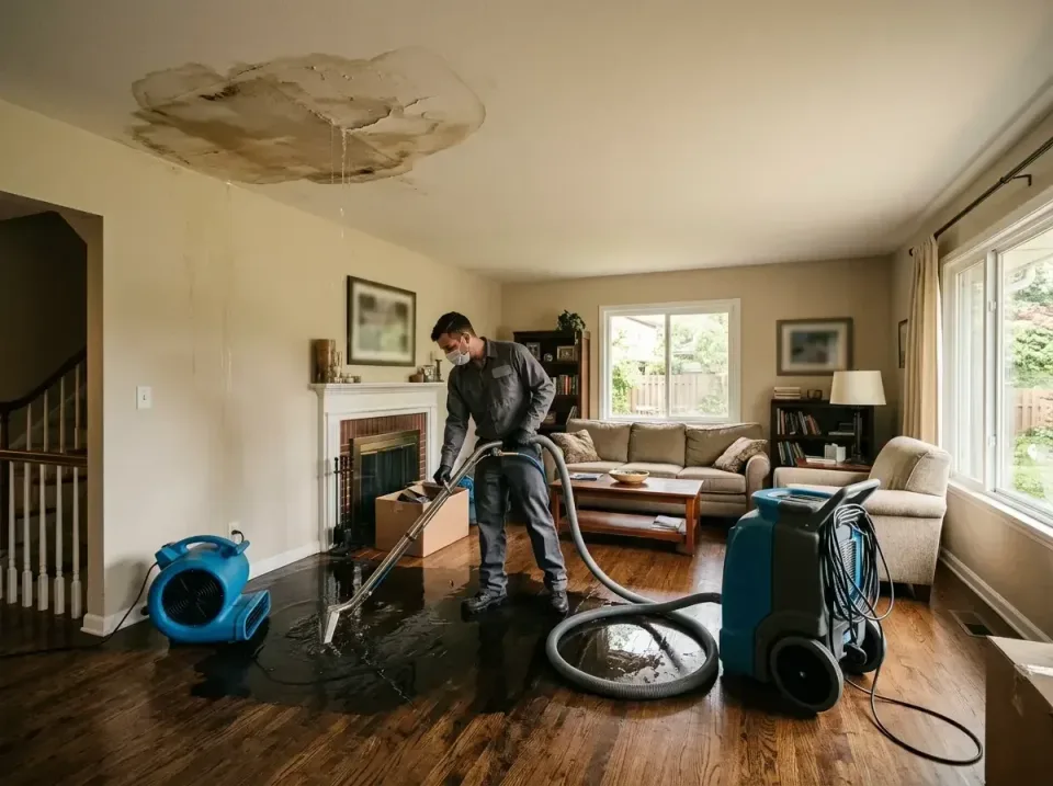 attic-pipe-burst-ceiling-drip-008 — frequently asked questions, Water Damage Restoration & Carpet Care in Denison, IA